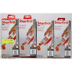 BUNDLE OF 4 STARFRIT ZIP SLICERS