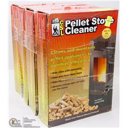 BUNDLE OF 4 CSL PELLET STOVE CLEANER KITS