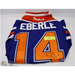 AUTOGRAPHED JORDAN EBER OILER CCM REEBOK JERSEY