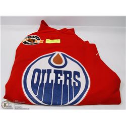 OILER PRACTICE PRO PLAYER JERSEY RED SIZE XXL