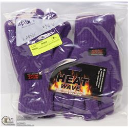 2 PACK LADIES HEAT WAVE GLOVES