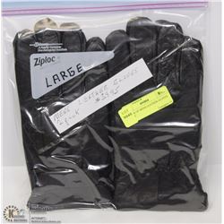 2 PACK OF MENS LEATHER GLOVES LARGE