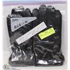 Image 1 : 2 PACK OF MENS LEATHER GLOVES MEDIUM