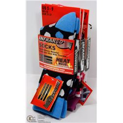 3 PACK LADIES  HEAT WAVE SOCK