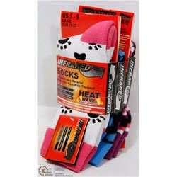 3 PACK LADIES  HEAT WAVE SOCK