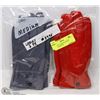Image 1 : 2 PACK OF LADIES LEATHER GLOVES MEDIUM