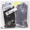 Image 1 : 2 PACK OF LADIES LEATHER GLOVES MEDIUM