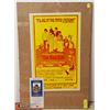 Image 1 : BEATLES YELLOW SUBMARINE POSTER W. MOVIE THEATER