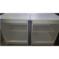 SET OF 2 MATCHING WHITE NIGHT STANDS