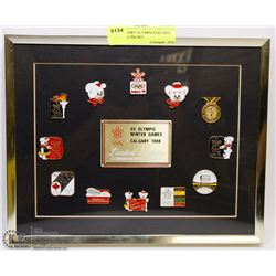 1988 CALGARY OLYMPICS NO. 0212 WITH SEAL PIN SET