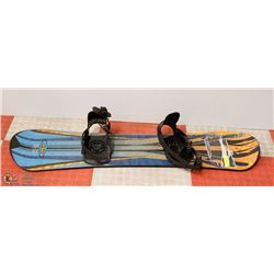 BEGINNER SNOWBOARD, WITH ADJUSTABLE FEET