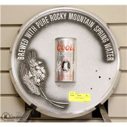 COORS LITE BAR EMBLEM