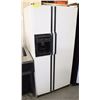 Image 1 : GE 2 DOOR UPRIGHT FRIDGE/FREEZER WITH WATER