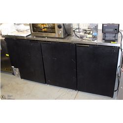 3 DOOR COOLER WITH STAINLESS TOP