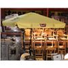 Image 1 : COORS LARGE BANQUET YELLOW  PATIO UMBRELLA