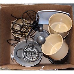 BOX OF ASSORTED BASKETS & INSERTS