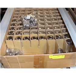 LOT OF NEW LARGE SALT & PEPPER SHAKERS 66 PC