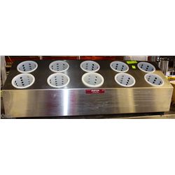 STAINLESS CUTLERY, CONDIMENT DISPENSER