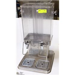 DUAL DRINK DISPENSER, NO LID