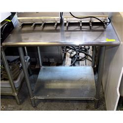 SMALL S/S PREP TABLE