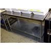 Image 1 : STAINLESS STEEL RESTAURANT PREP TABLE