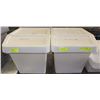 Image 1 : 2 LARGE DRY GOODS BINS