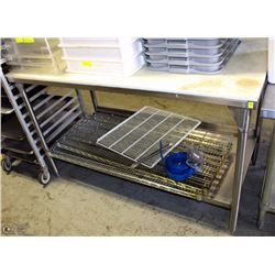 PREP TABLE 30"X60"X37"H