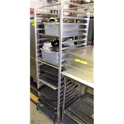 BAKERS RACK WITH SHEET TRAYS