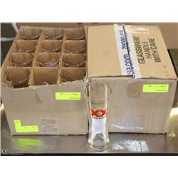 2 ODZ STIEGLSTANGE .3L BEER GLASSES TALL