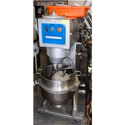 BEAR 60 QT MIXER. 230 VOLT SINGLE PHASE POWER.