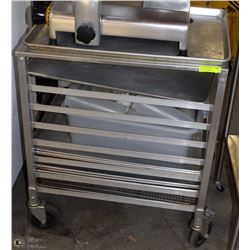 STAINLESS STEEL ROLLING DISH/PAN/TRAY/RACK