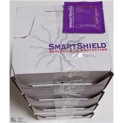 4 CASES OF SMART SHIELD SUN SCREEN TESTER PACKS