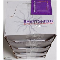 4 CASES OF SMART SHIELD SUN SCREEN TESTER PACKS