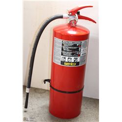 SENTRY CHARGED NEW 40LB FIRE EXTINGUISHER W/