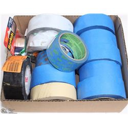 LOT OF ASSORTED ROLLS OF TAPE