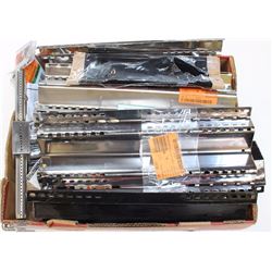 BOX OF ASSORTED HEAT DEFLECTORS