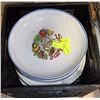 Image 1 : CRATE OF ASST SERVING PLATES & BOWLS