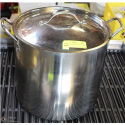 EXTRA LARGE STAINLESS POT WITH LID