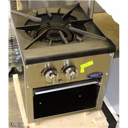 ME#7 MRE STOCK POT STOVE, GAS (1) THREE RING CAST