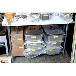 ME#20 - 24" X 48" S/S WORK TOP TABLE WITH