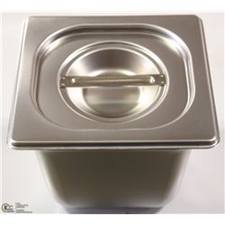ME#17 - S/S FOOD PAN ONE FOURTH SIZE 6" DEEP