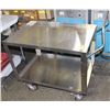 Image 1 : STAINLESS STEEL 4 WHEEL CART
