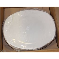 12 OVAL SHAPE SERVING DISHES 12X10