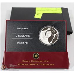 FINE SILVER 10 DOLLARS POPE