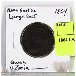 1864 LARGE CENT NOVA SCOTIA