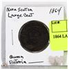 Image 1 : 1864 LARGE CENT NOVA SCOTIA