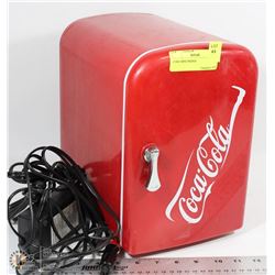 COKE MINI FRIDGE WITH CORDS