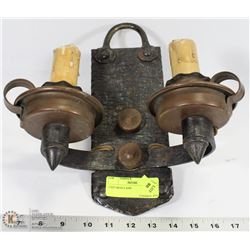 CAST IRON SCONCE /LAMPS