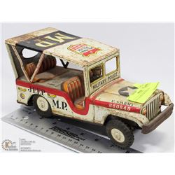 TIN CAR MILITARY POLICE