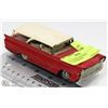Image 1 : TIN CAR RED AND WHITE STATIONWAGON